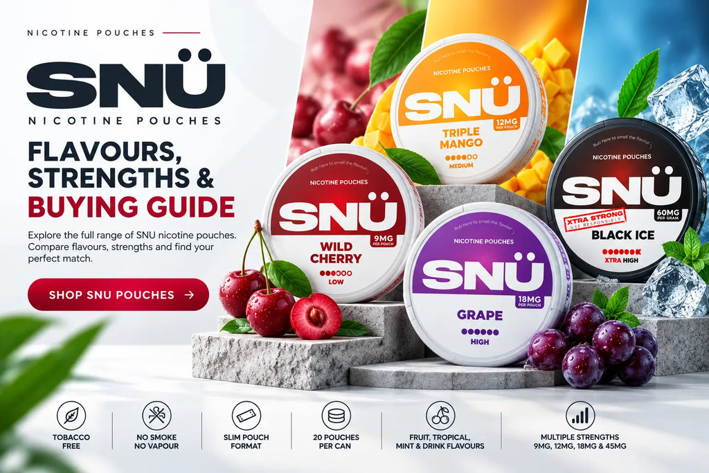 SNU Nicotine Pouches: Flavours, Strengths & Buying Guide