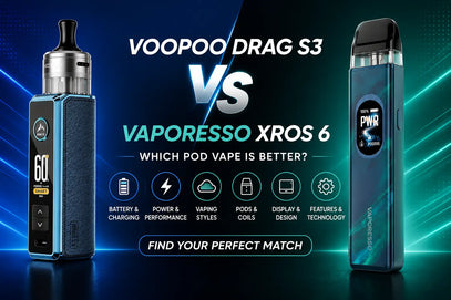 VOOPOO Drag S3 vs Vaporesso XROS 6 – Which Pod Vape Is Better?