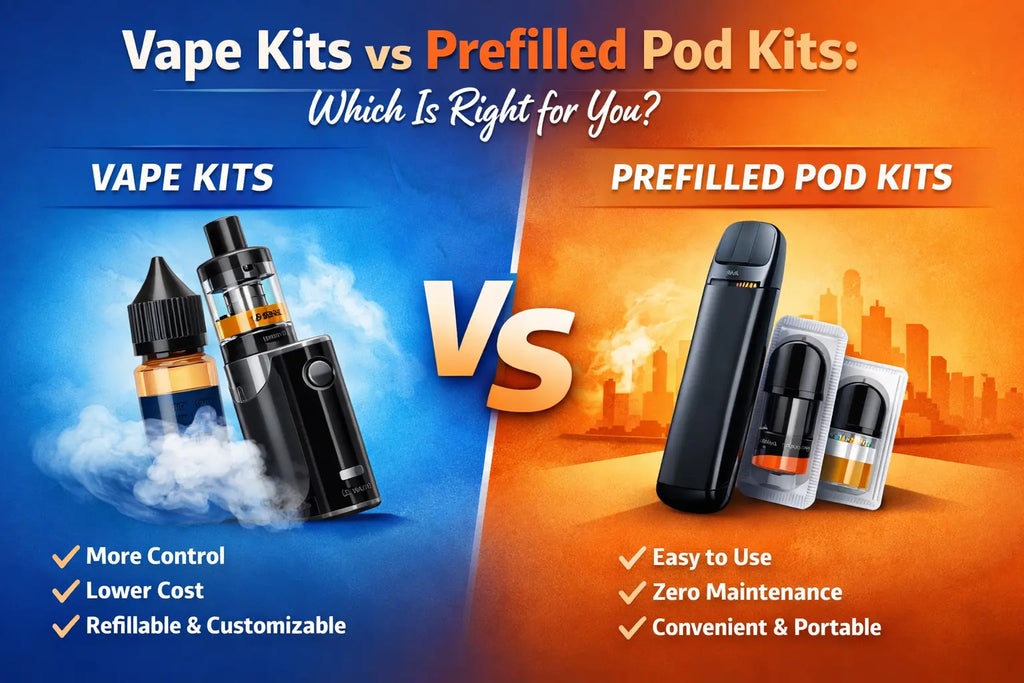 Vape Kits vs Prefilled Pod Kits: Which Is Right for You?