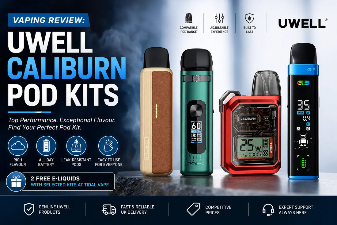 uwell caliburn g pod kit review Flavor:Lemon Mist Ice best pre-filled pod vape uk Pod Juice x Raz