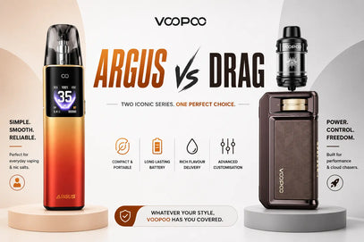Voopoo Argus vs Drag: Which Voopoo Vape Series Is Best?