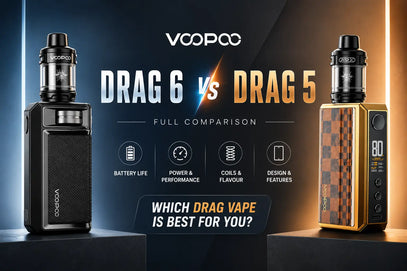Voopoo Drag 6 vs Drag 5: Which Voopoo Drag Vape Is Best in 2026?