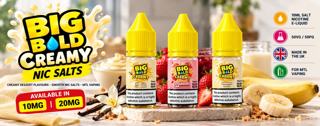 Big Bold Creamy Nic Salts