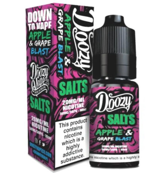 Apple & Grape Blast Nic Salt E-liquid by Doozy