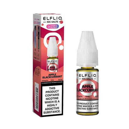 Apple Blackcurrant Nic salt E-liquid by Elf Bar Elfliq