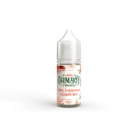 Apple, Elderflower & Garden Mint Nic Salt E-liquid by Ohm Boy Volume II