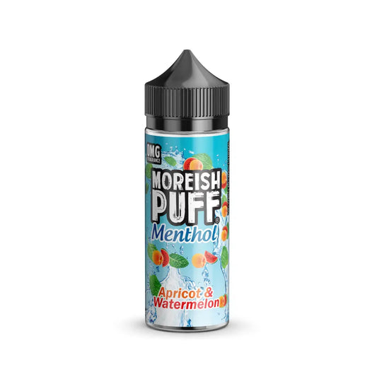 Apricot & Watermelon Menthol 100ml Shortfill by Moreish Puff