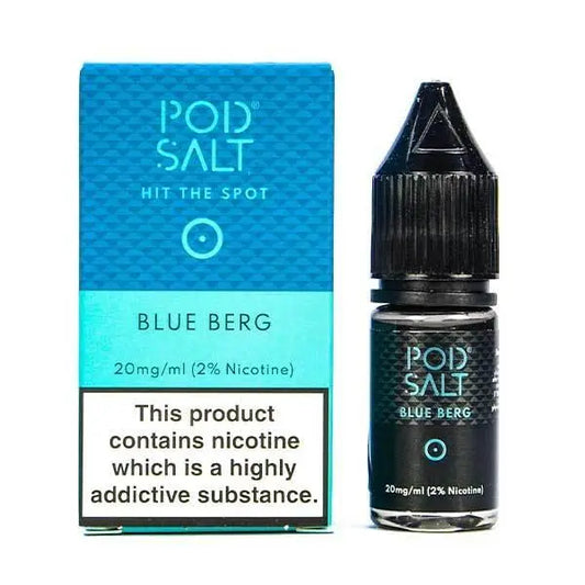 BLUE BERG NIC SALT E-LIQUID BY POD SALT
