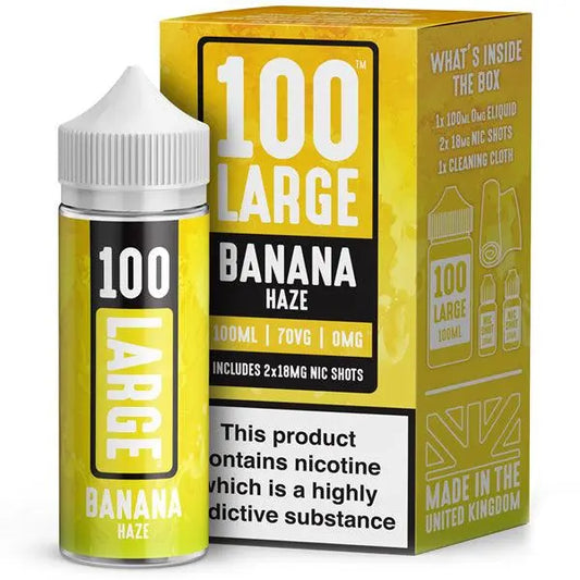 Banana Haze Eliquid By 100 Large 100ml