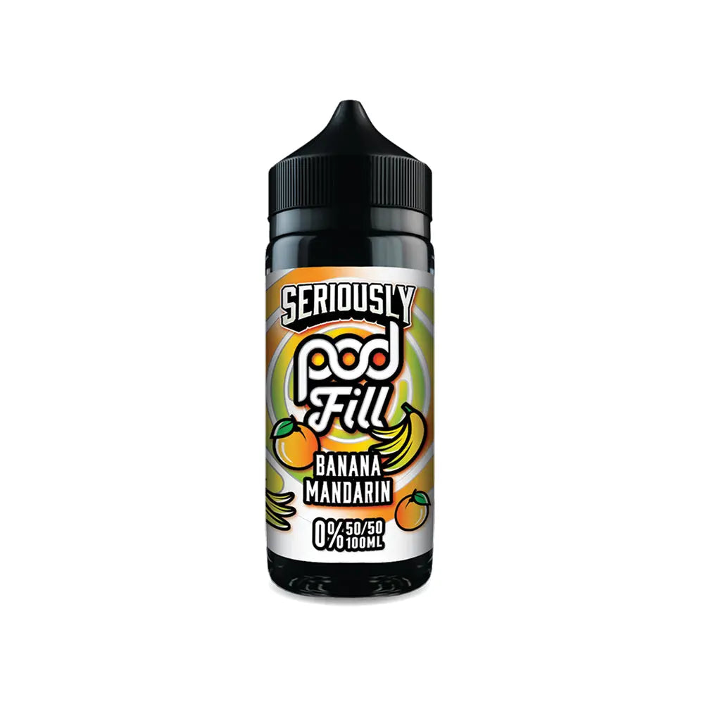 Banana Mandarin 100ml Shortfill by Seriously Pod Fill Seriously