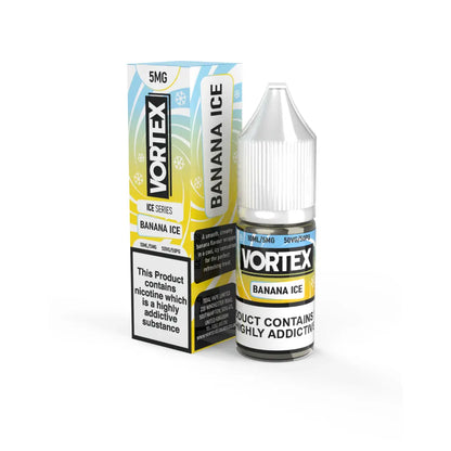 Vortex Banana Ice Nic Salt E-Liquid 5mg