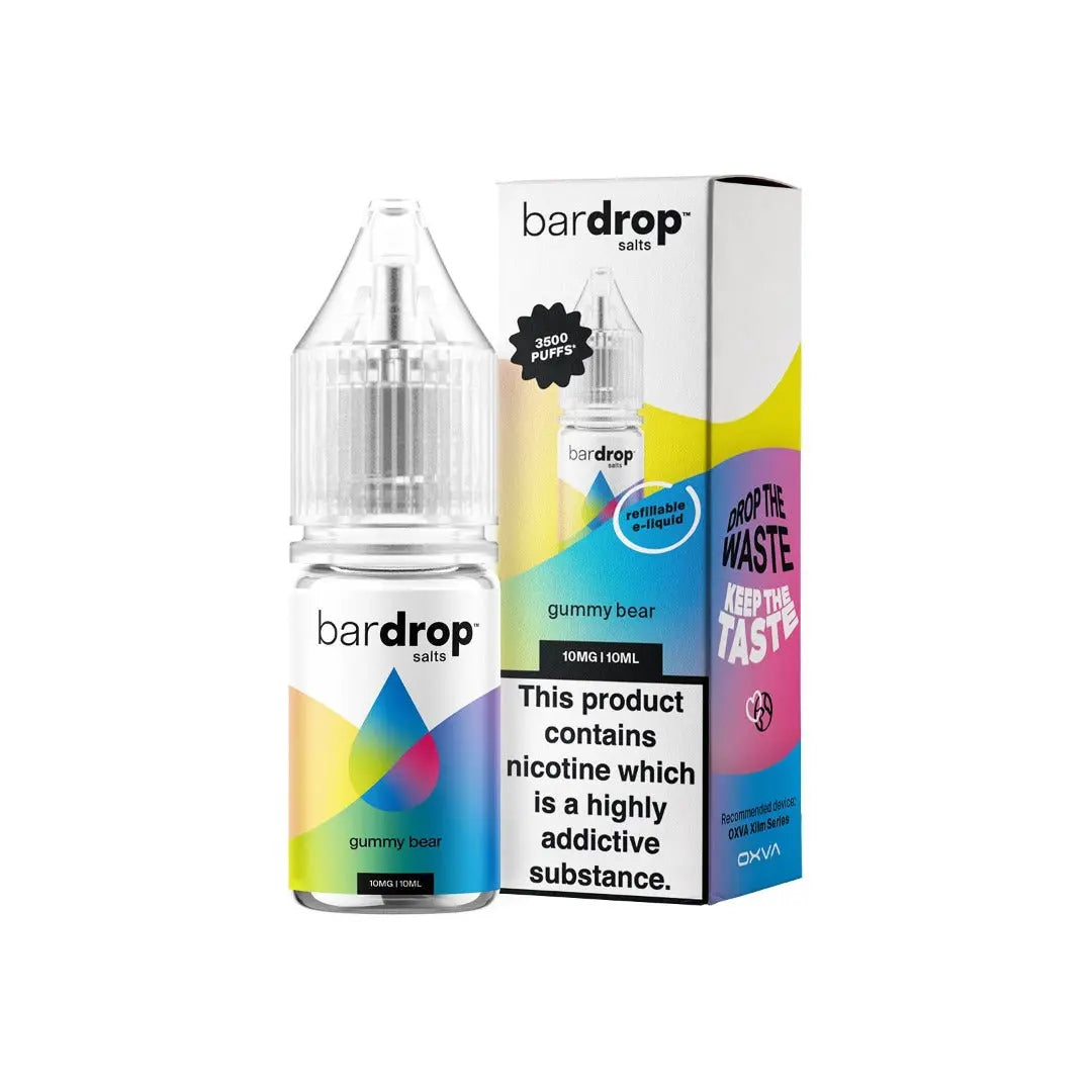 Bar Drop Gummy Bear 10ml Nic Salt E-Liquid