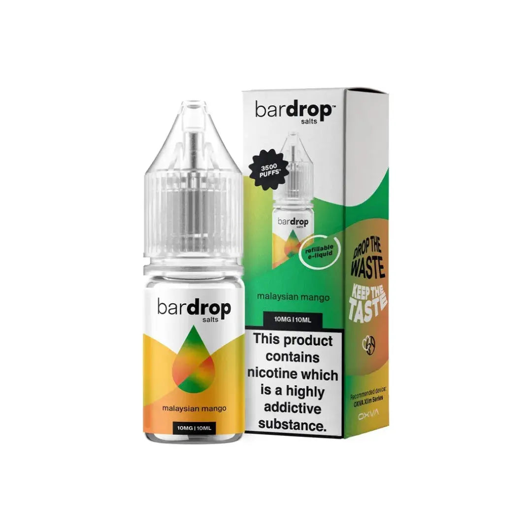 Bar Drop Malaysian Mango 10ml Nic Salt E-Liquid