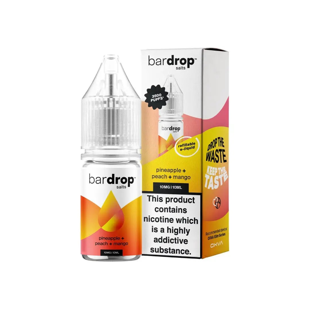 Bar Drop Pineapple Peach Mango 10ml Nic Salt E-Liquid