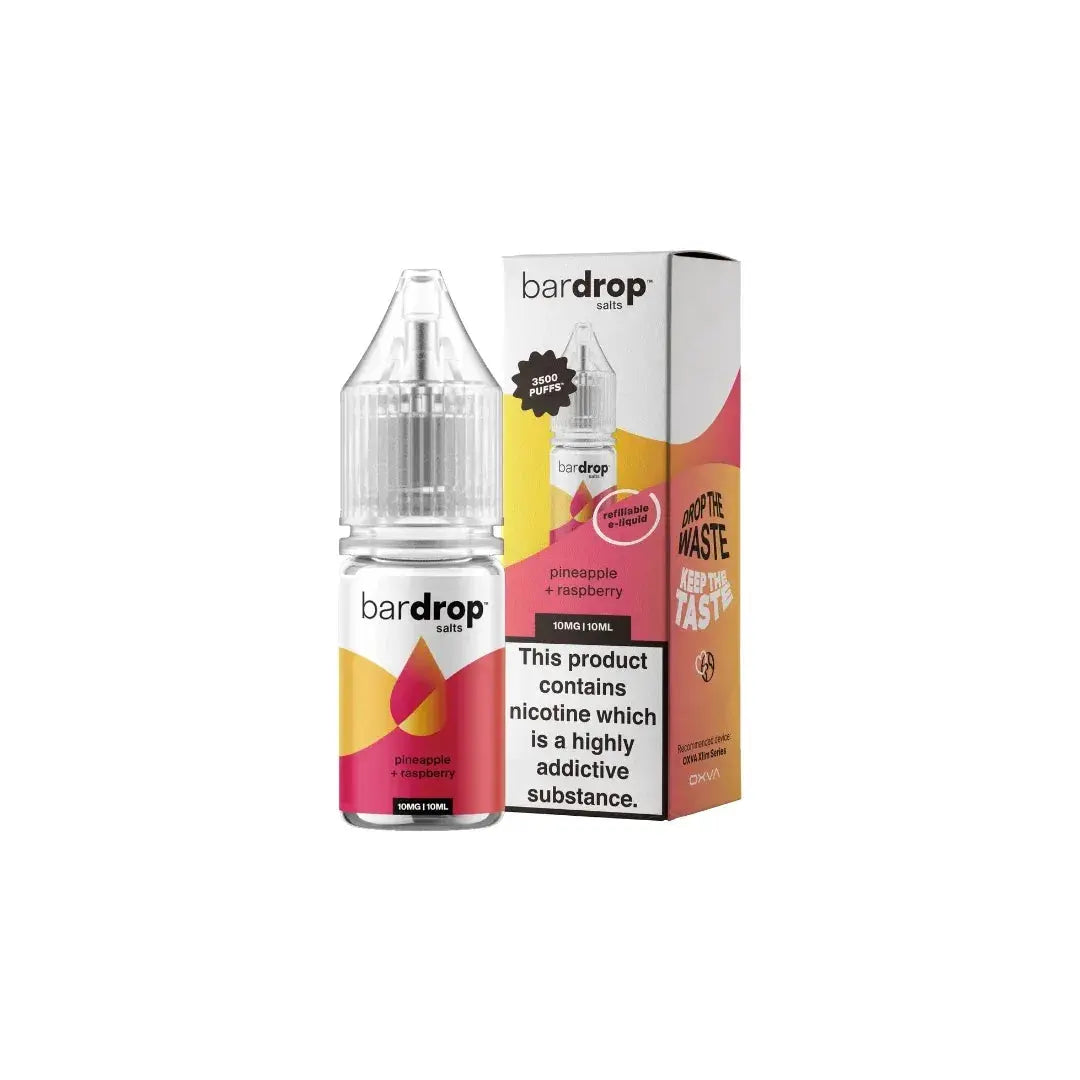 Bar Drop Pineapple Raspberry 10ml Nic Salt E-Liquid
