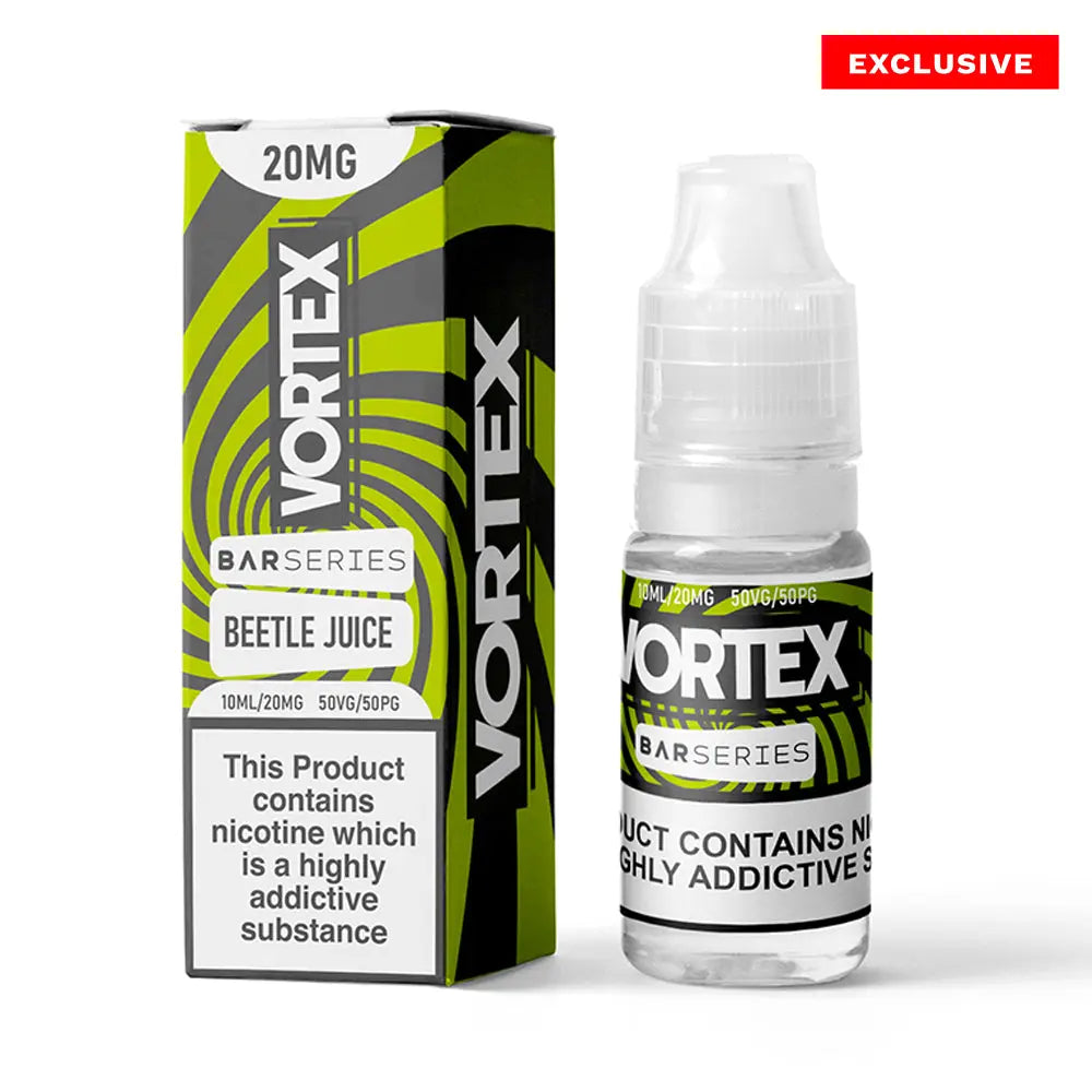 Beetle Juice Nic Salt by Vortex Bar Series
