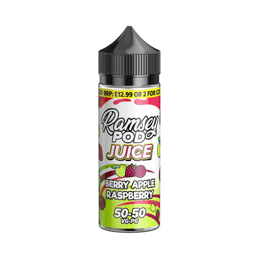 Berry Apple Raspberry 100ml Shortfill by Ramsey Pod Juice