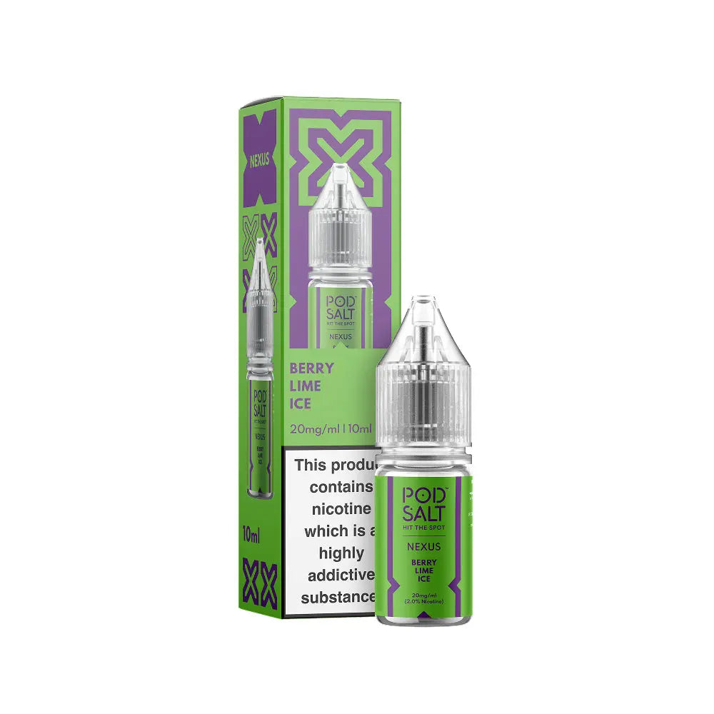 Berry Lemon Ice Nicotine Salt 10ml E-Liquid by Pod Salt Nexus Pod Salt