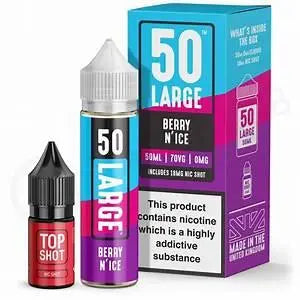 Berry N' Ice & Top Shot By 50 Large 50ML