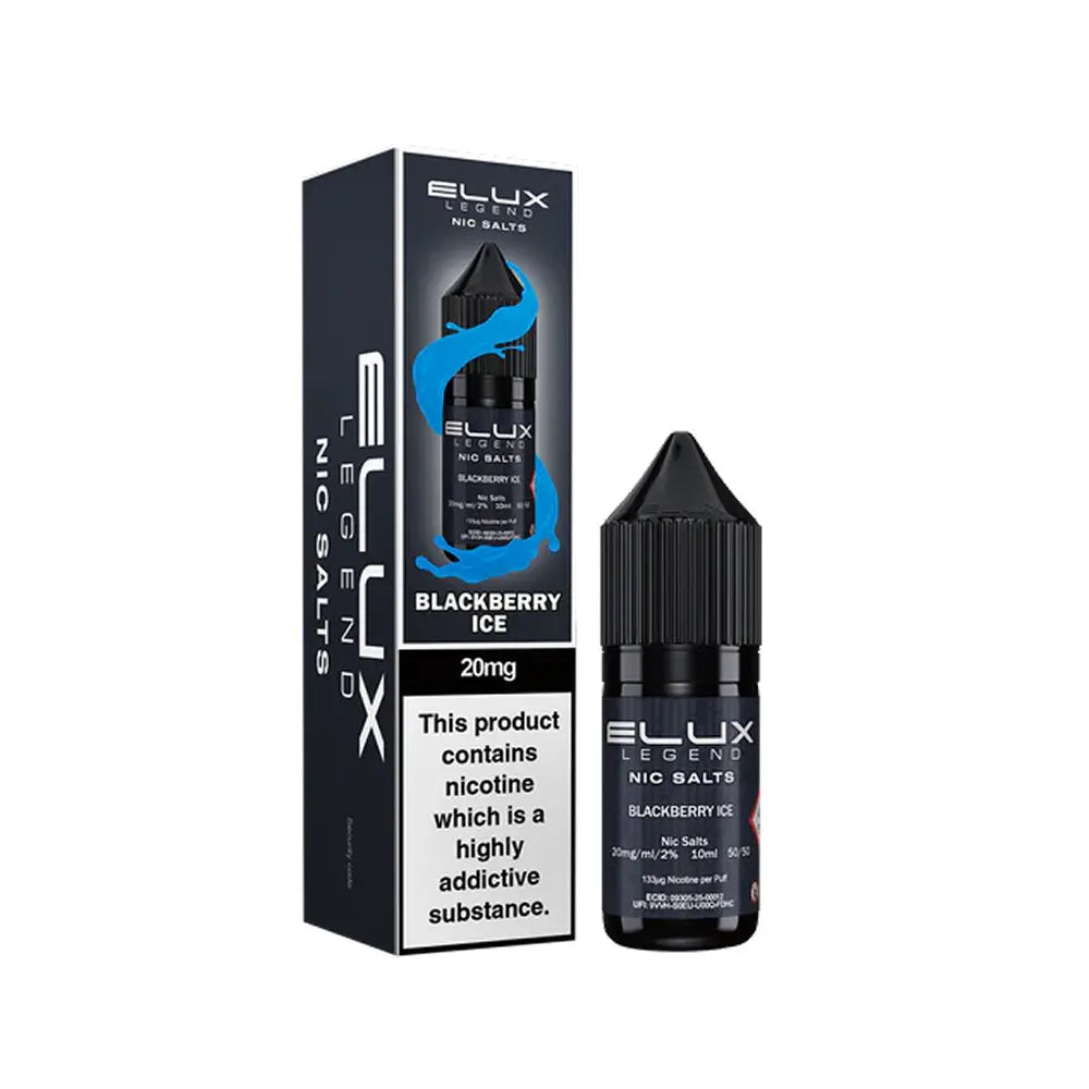 Blackberry Ice 10ml Nic Salt by Elux Legend Elux