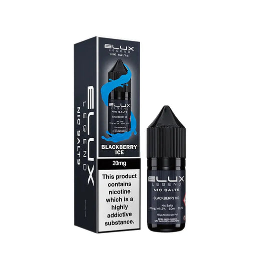 Blackberry Ice 10ml Nic Salt by Elux Legend