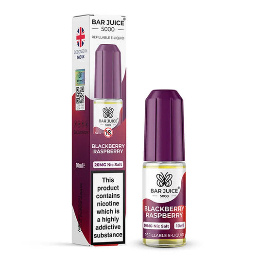 Blackberry Raspberry Nic Salt E-Liquid by Bar Juice 5000