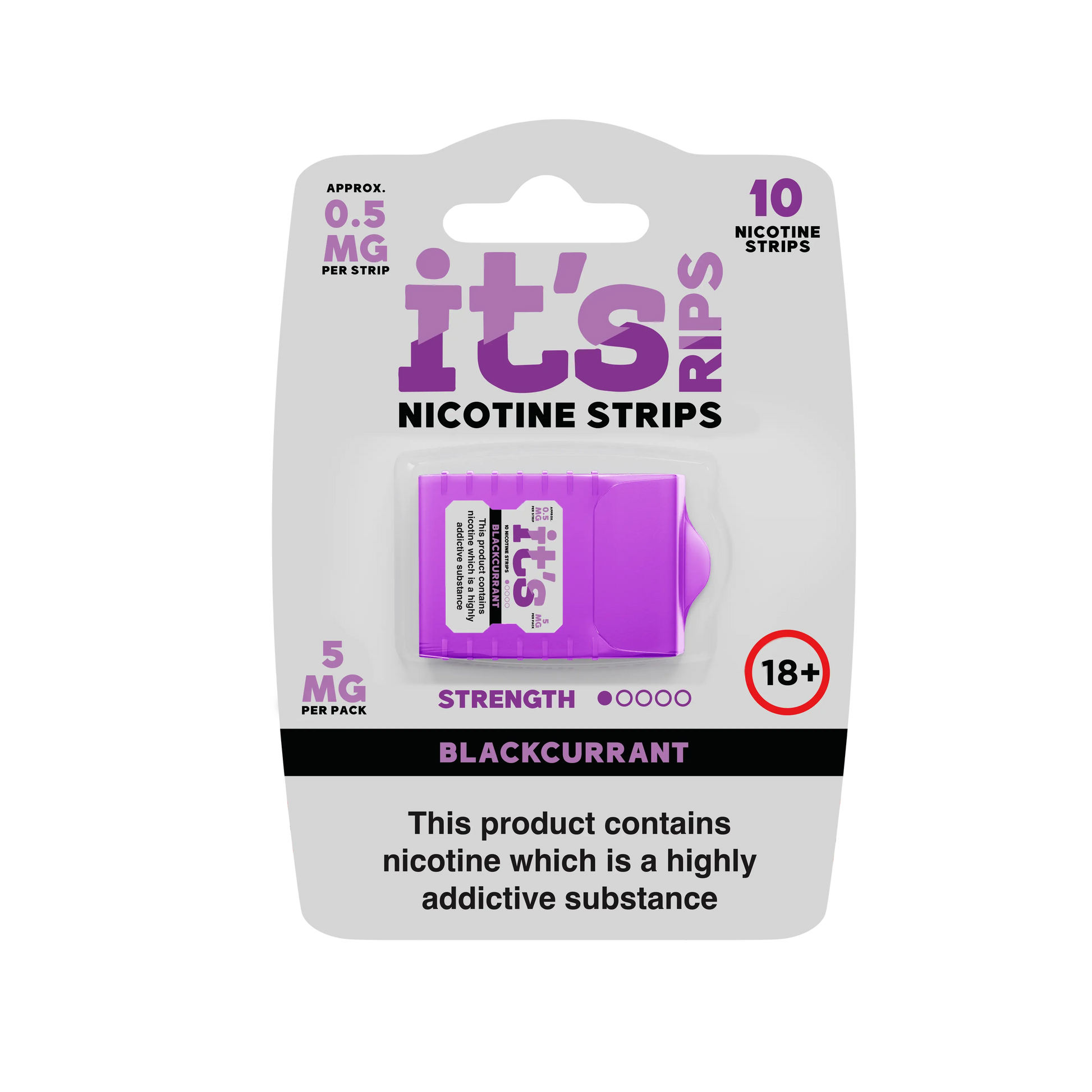 Blackcurrant It's RIPS Nicotine Strips