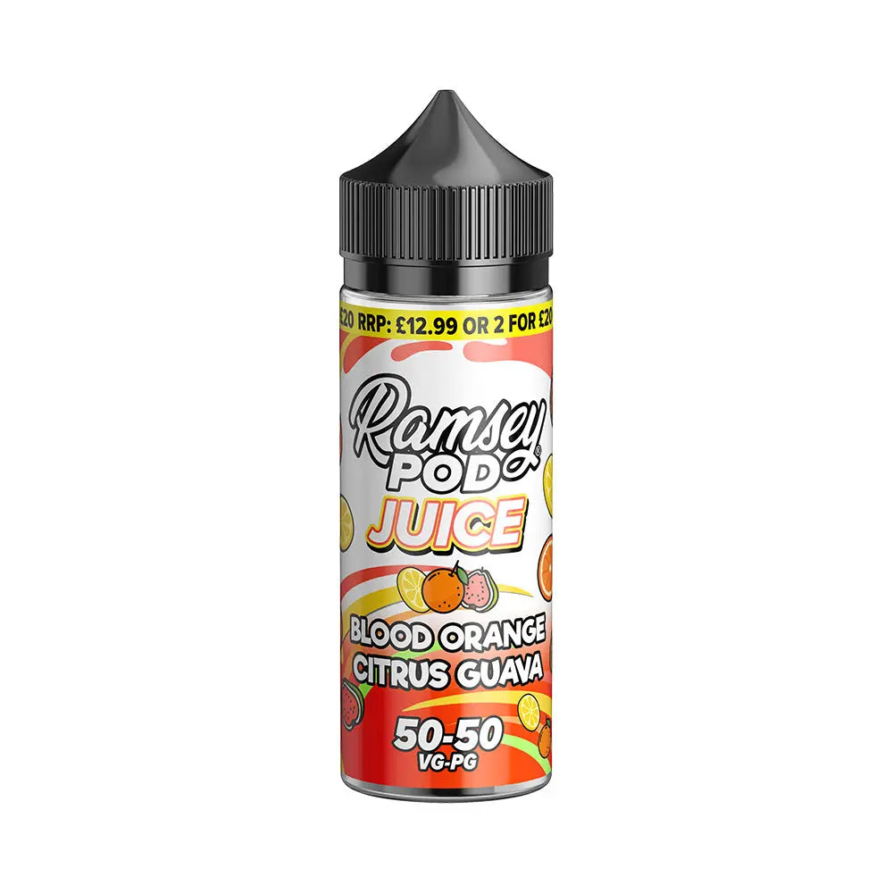 Blood Orange Citrus Guava 100ml Shortfill by Ramsey Pod Juice