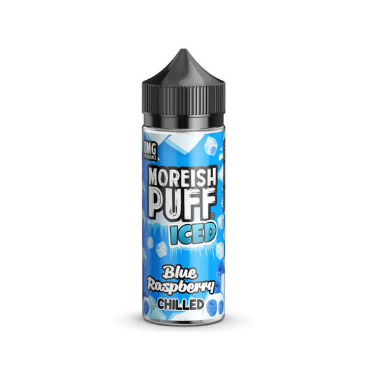 Blue Raspberry Chilled Iced 100ml Shortfill by Moreish Puff