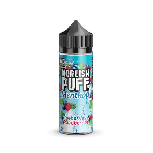 Blue Raspberry Menthol 100ml Shortfill by Moreish Puff