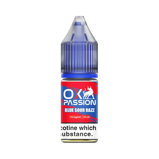 Blue Sour Razz OX Passion 10ml Nic Salt by Oxva