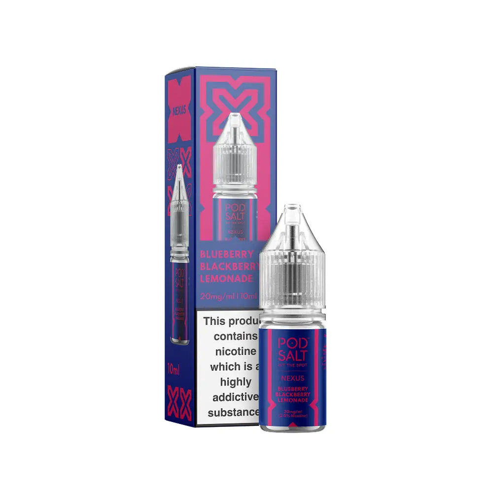 Blueberry Blackberry Lemonade 10ml Nic Salt by Pod Salt Nexus Pod Salt