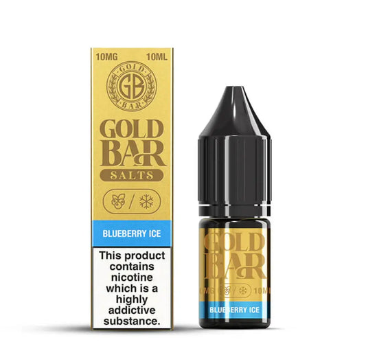 Blueberry Ice 10ml Nic Salt by Gold Bar