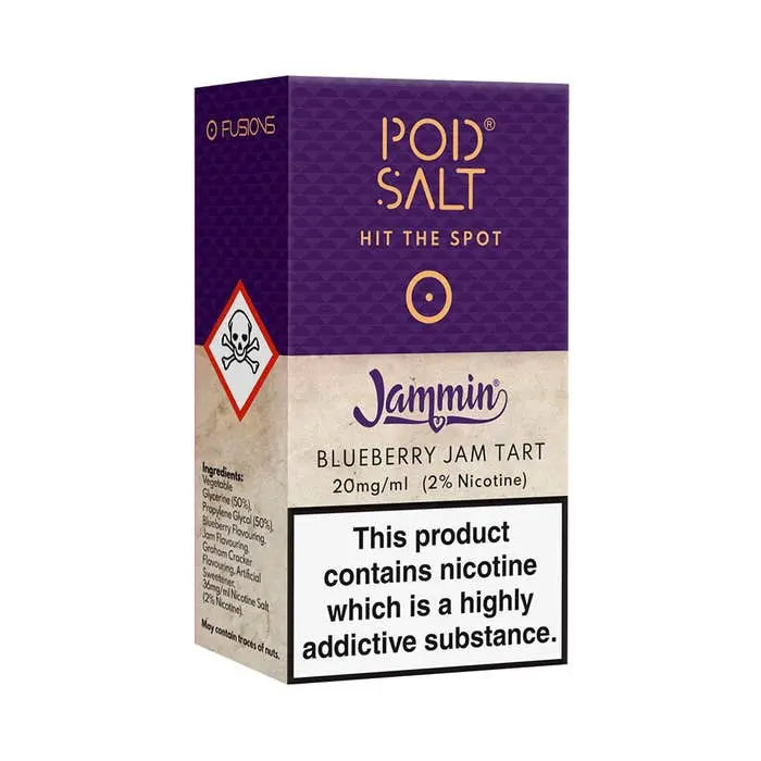 Blueberry Jam Tart Nic Salt by Pod Salt Fusion Pod Salt