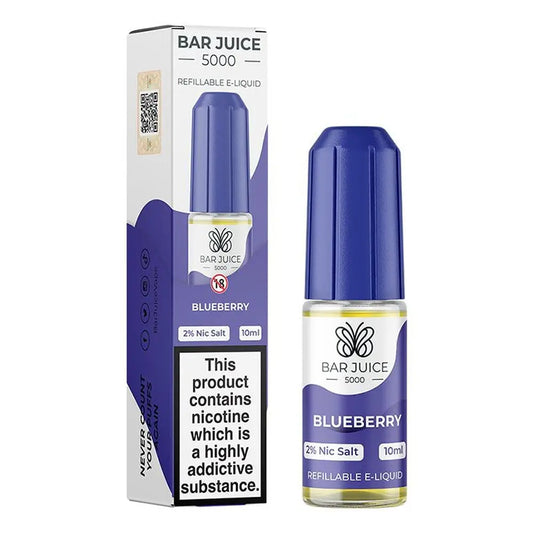 Blueberry Nic Salt E-liquid by Bar Juice 5000