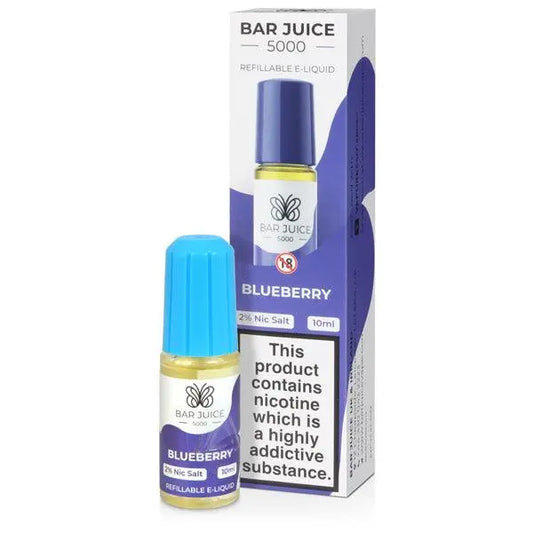 Blueberry Nic Salt E-liquid by Bar Juice 5000