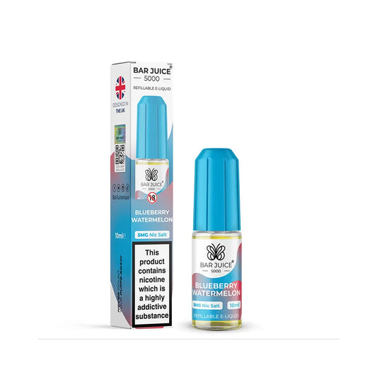 Blueberry Watermelon Nic Salt E-Liquid by Bar Juice 5000