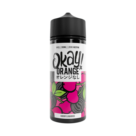 CHERRY LIQUORICE E-LIQUID BY OKAY! ORANGE
