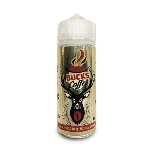 CINNAMON & HAZELNUT MACCHIATO E-LIQUID BY BUCKS COFFEE
