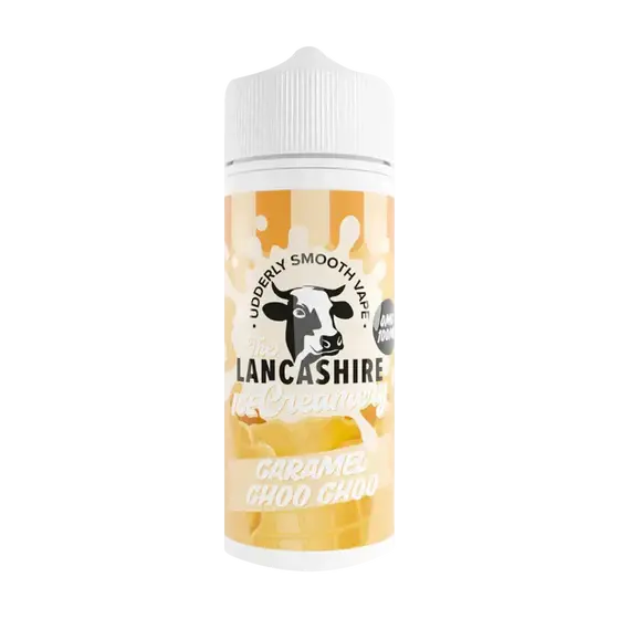 Caramel Choo Choo 100ml Shortfill by The Lancashire Ice Creamery The Lancashire Creamery