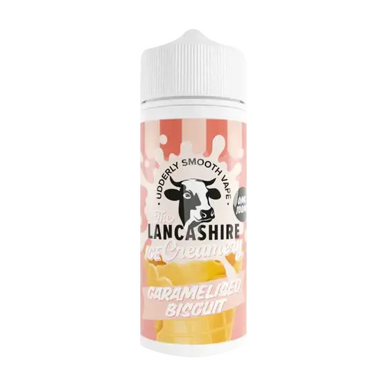 Caramelised Biscuit 100ml Shortfill by The Lancashire Ice Creamery The Lancashire Creamery