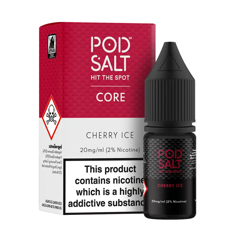 Cherry Ice Nic Salt E-Liquid by Pod Salt Pod Salt
