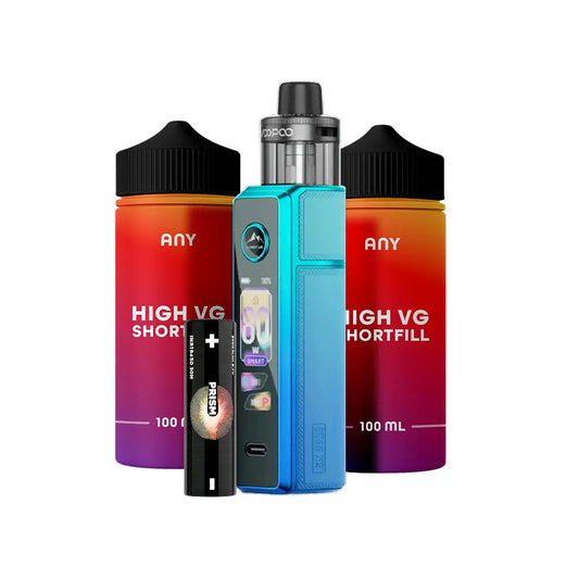 Drag X3 Vape Kit with Prism Battery and 2 High VG 100ml