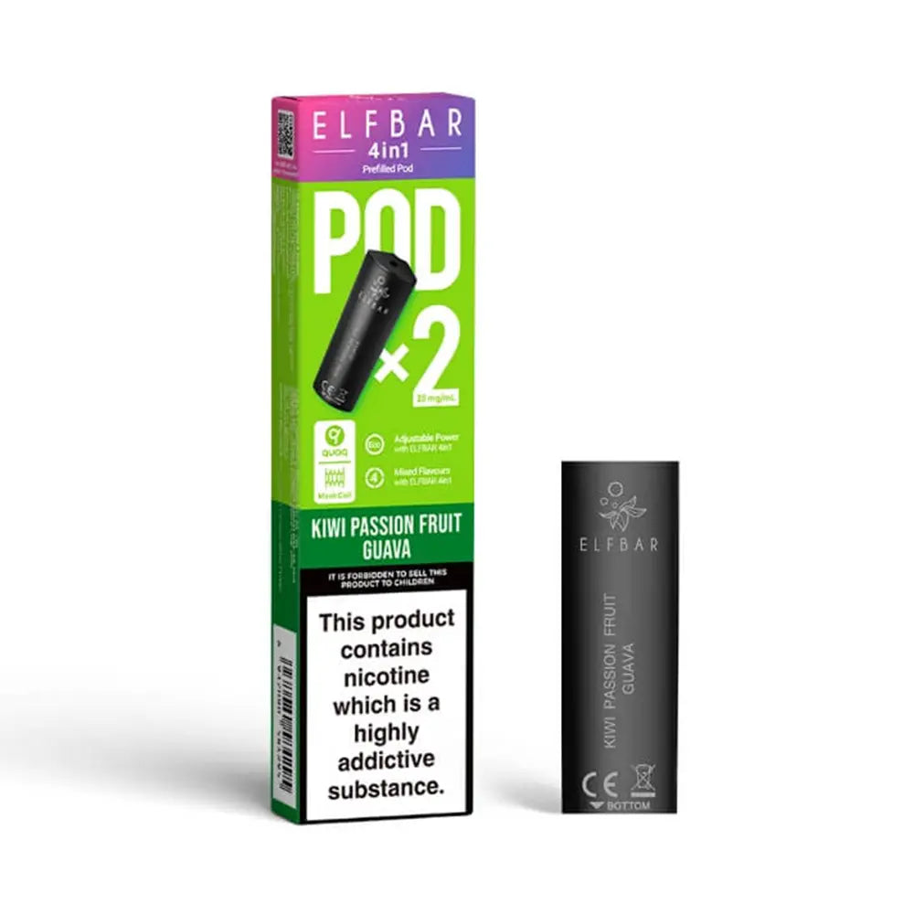 Elf Bar 4-in-1 Prefilled Pods 20mg (Pack of 2)