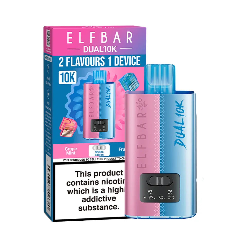 Elf Bar Dual 10K Prefilled Pod Kit | Free Shipping Over 24 Elf Bar Dual 10K Prefilled Pod Kit | Free Shipping Over 24