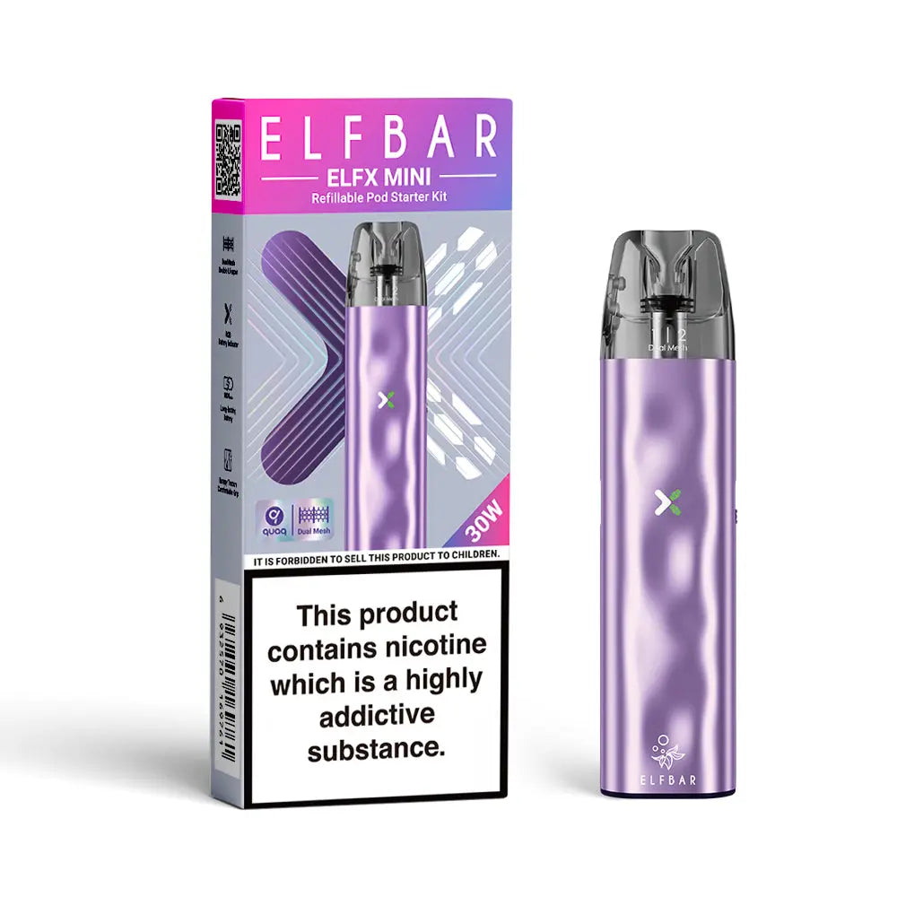 Elf Bar ELFX Mini Refillable Pod Starter Kit Elf Bar ELFX Mini Refillable Pod Starter Kit