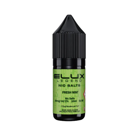Fresh Mint 10ml Nic Salt by Elux Legend