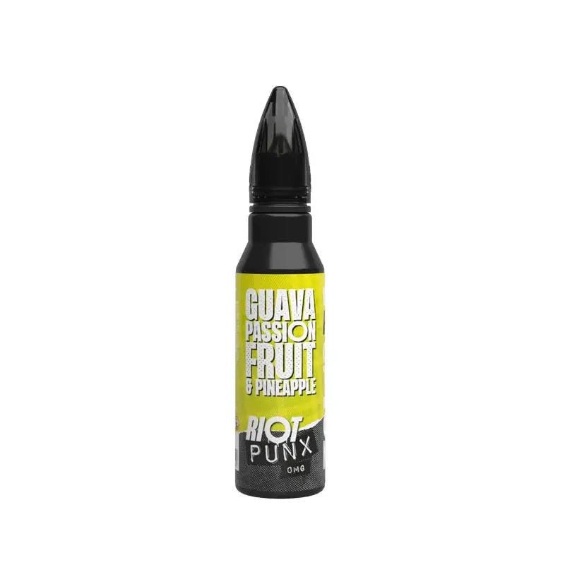 Guava Passionfruit & Pineapple E-Liquid Punx by Riot Squad