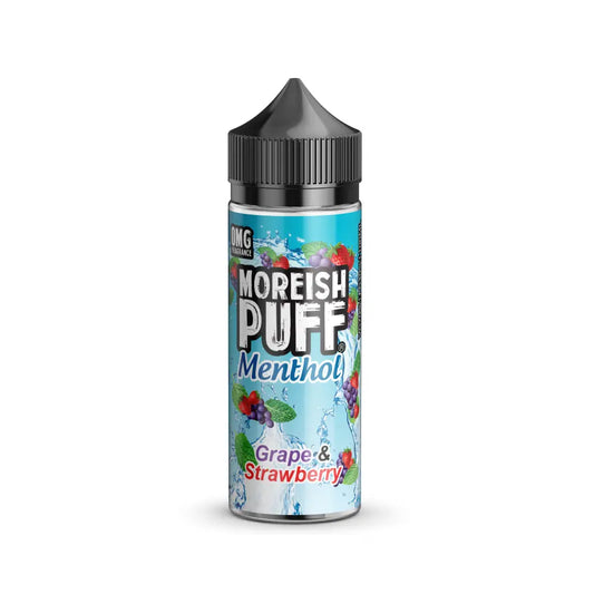 Grape & Strawberry Menthol 100ml Shortfill by Moreish Puff