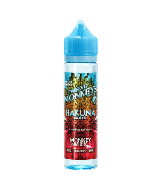 HAKUNA ICED E-LIQUID BY TWELVE MONKEYS 50ML